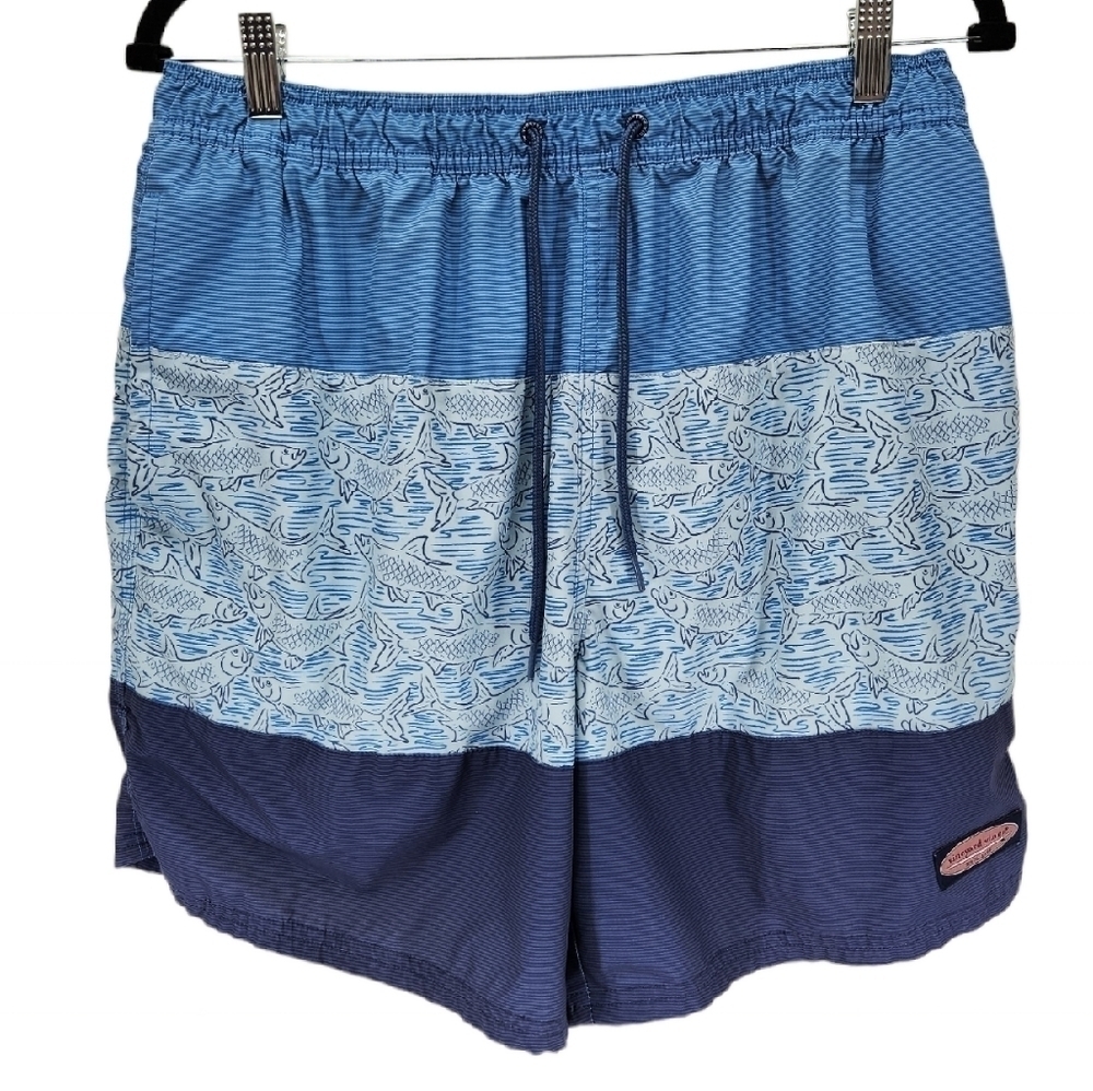Vineyard Vines Swim Trunks Shorts Mens Large Blue